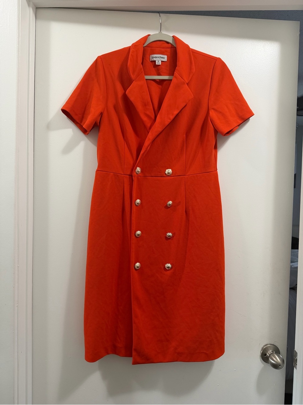 Shelby & Palmer Vibrant Orange Dress